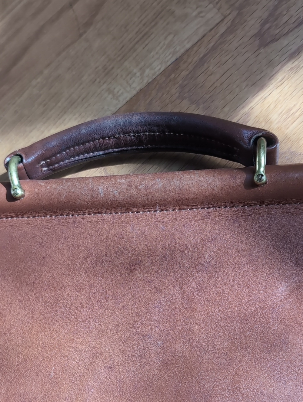Vintage Coach Beekman Briefcase, British Tan - Picture 4 of 15
